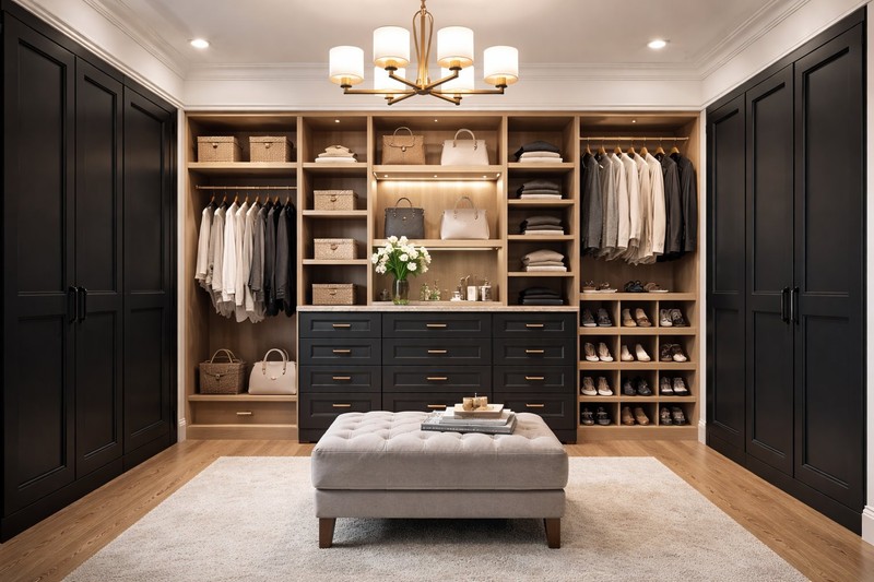 Custom closet by Cabinet Pros